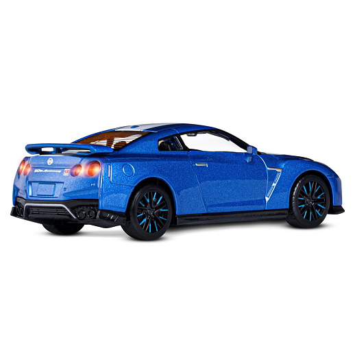 ТМ "Автопанорама" Машинка металлическая 1:32 Nissan GT-R (R35), синий, откр. двери, свет, звук, инерция в/к 18*13,5*9 см в Джамбо Тойз #10