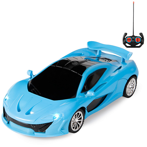 AUTODRIVE Р/У Машинка, 1:18, 4 канала,свет, синий, в/к 10,5*8*21,5 см в Джамбо Тойз #7