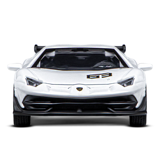 ТМ "Автопанорама" Машинка металл. 1:43 Lamborghini Aventador SVJ, белый, инерция, откр. двери, в/к 17,5*12,5*6,5 см в Джамбо Тойз #9