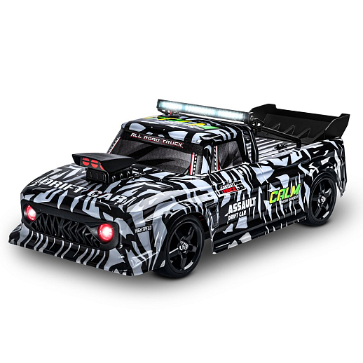Р/У машина для дрифта, М1:12, 2.4GHz, 4WD, свет, запасн.колеса, цвет серебристный с черн.принтом, с аккум, в/к 38,8*24,1*17,3см в Джамбо Тойз #3