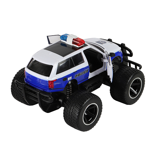 Р/У Монстр-трак "Полиция" М1:12, 27Hz, 5 каналов, свет фар, передн.двери открываются с пульта, синий.,в/к 52*30*25,5 см в Джамбо Тойз #7