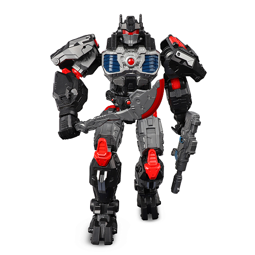 Робот-трансформер с оружием, трансформация в гориллу, цвет темно-серебристый, в/к 20*9*26см в Джамбо Тойз #9