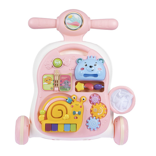 Ходунки, игровой центр, свет, звук, цвет розовый, в/к 36,5х21х45,5 см в Джамбо Тойз #6