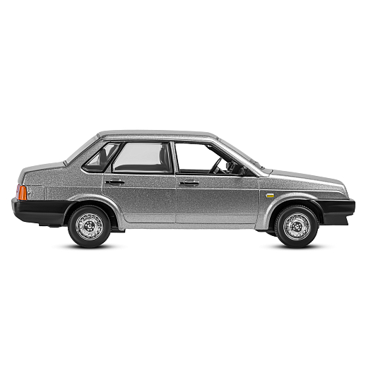 Машинка металлическая Автопанорама, коллекционная модель ВАЗ 21099, масштаб 1:22, свет, звук, открываются двери, капот и багажник, серый перламутр, в/к 24,5*12,5*10,5 см в Джамбо Тойз #9