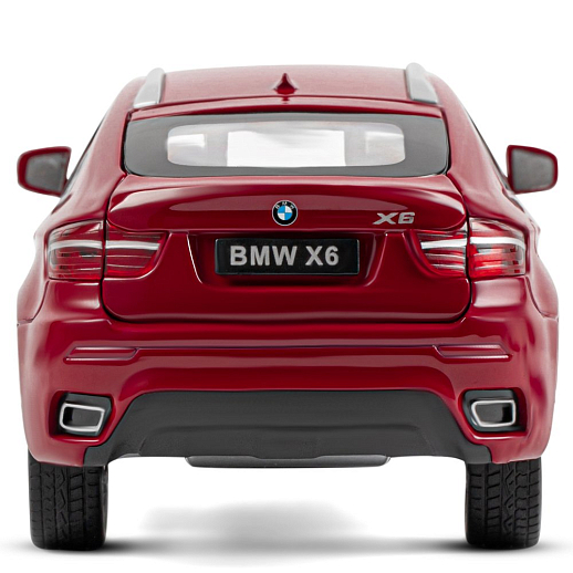 ТМ "Автопанорама" Машинка металлическая 1:26 BMW X6, бордовый, откр. двери, капот и багажник, свободный ход колес, в/к 24,5*12,5*10,5 см в Джамбо Тойз #13