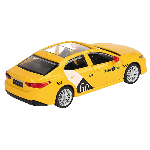 Яндекс Go Машинка металлическая 1:43 Toyota Camry, желтый, инерция, откр. двери, 17,5*12,5*6,5 см в Джамбо Тойз #5