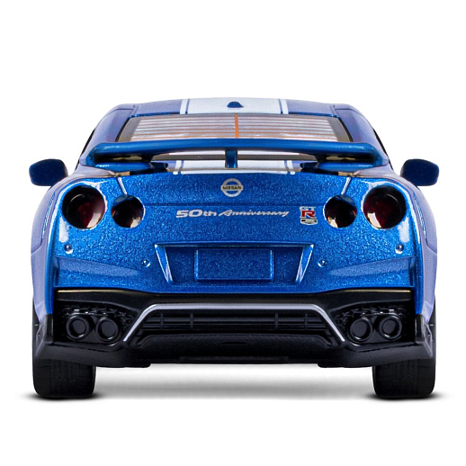 ТМ "Автопанорама" Машинка металлическая 1:32 Nissan GT-R (R35), синий, откр. двери, свет, звук, инерция в/к 18*13,5*9 см в Джамбо Тойз #12