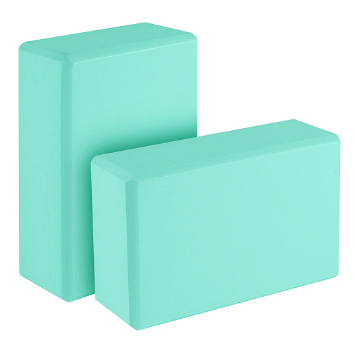 Блок для йоги, мятный,   23х15х8 см, 250г,  EVA в Джамбо Тойз #4