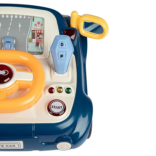 ТМ "Smart Baby" Руль, свет, Шаинский, русская озвучка, цвет синий, в/к 29,7х13х27,5 см в Джамбо Тойз #7