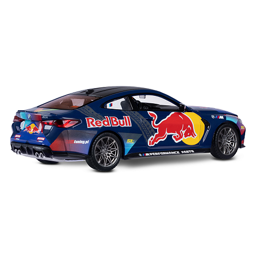 Игрушка для детей: Машинка металлическая, 1:24 BMW, цвет голубой, свет, звук, свободный ход колес, артикул JB1251740 в Джамбо Тойз #6