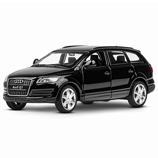 ТМ "Автопанорама" Машинка металлическая 1:43 Audi Q7, черный, откр. двери, инерция, в/к 17,5*12,5*6,5 см в Джамбо Тойз #2