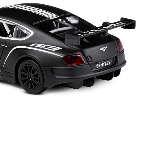 ТМ "Автопанорама" Машинка металл 1:24 Bentley Continental GT3 Concept, черный + белый, свободный ход колес, откр. двери, капот, свет, звук, в/к 24,5*12,5*10,5 см  в Джамбо Тойз #17