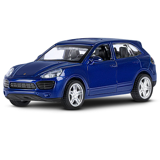ТМ "Автопанорама" Машинка металлическая 1:43 Porsche Cayenne S, синий перламутр, откр. двери, инерция, в/к 17,5*12,5*6,5 см в Джамбо Тойз #2