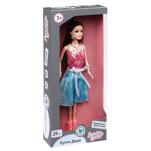 ТМ "Amore Bello" кукла "Даша", в/к 14х5,5х33 см в Джамбо Тойз #2