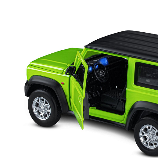 ТМ "Автопанорама" Машинка металлическая, 1:18, Suzuki Jimny, зеленый, открываются двери, капот и багажник, свободный ход колес, световые и звуковые эффекты, в/к 24,5х12,5х10,5 см в Джамбо Тойз #15