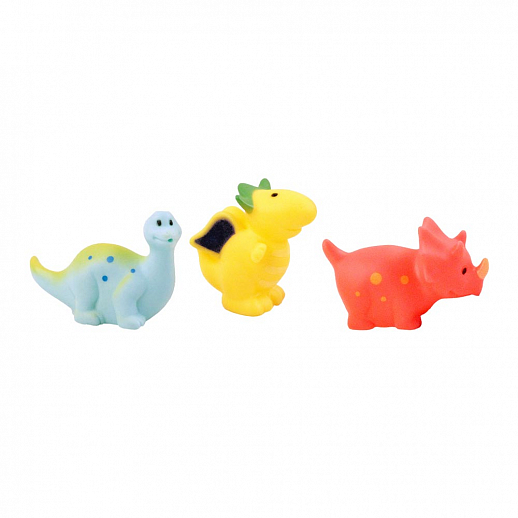 Набор игрушек для купания "Динозавры" (3 шт. на набор.) в/п 9*4*5,5 см в Джамбо Тойз