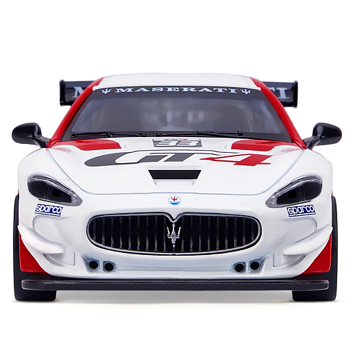 ТМ "Автопанорама" Машинка металлическая 1:43 Maserati Gran Turismo MC GT4, белый, откр. двери, в/к 17,5*12,5*6,5 см в Джамбо Тойз #9