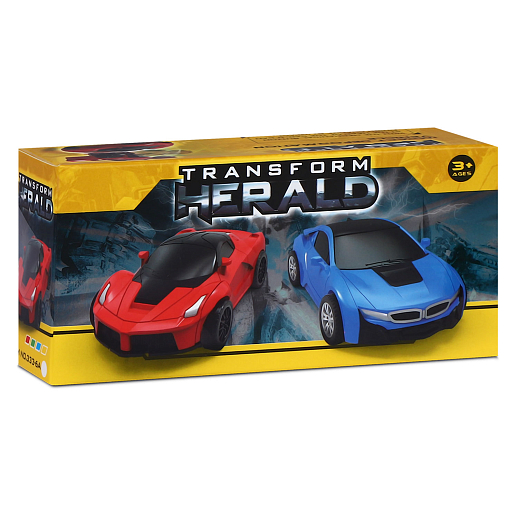 Машинка-робот фрикционная,трансформация в робота одной кнопкой,синяя, в/к 13,5*6,5*4,5 см в Джамбо Тойз #7