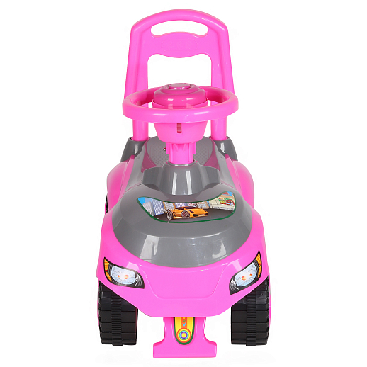 ТМ "Компания Друзей" Каталка Толокар розовый, сигнал на руле в/к 50х45х25,5 см в Джамбо Тойз #4