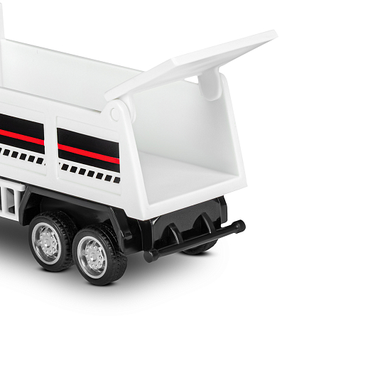 ТМ "Автопанорама" Машинка металлическая 1:72 VOLVO FM грузовик, красный, откр. двери, инерция, в/к 17,5*13*6,5 см в Джамбо Тойз #14