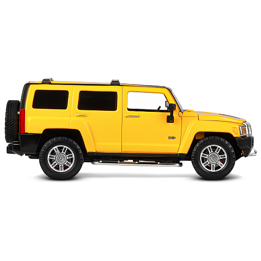 ТМ "Автопанорама" Машинка металлическая, 1:24, Hummer H3, желтый, откр. передние и задняя дверь, капот, свет, свободный ход колес, звук, в/к 24,5х12,5х10,5 см в Джамбо Тойз #7