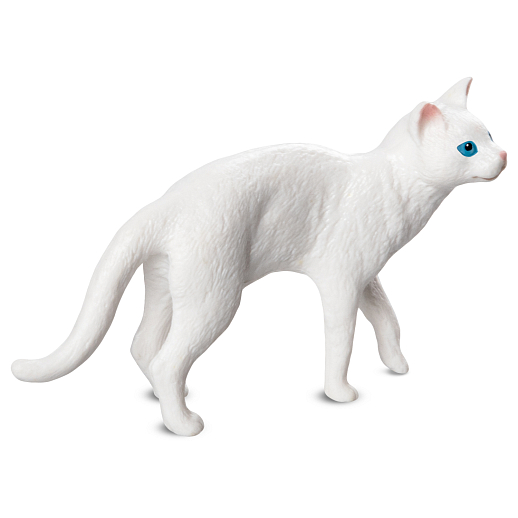 ТМ "DARWIN, Коллекционная фигурка "Кот Белый" в/п, 7,5*1,7*5 см в Джамбо Тойз