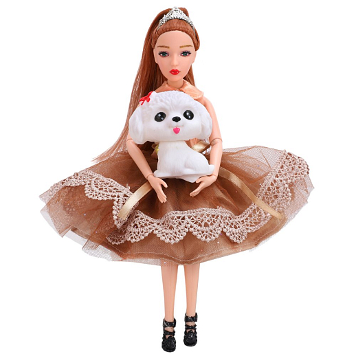 Кукла "Принцесса" с шарнирными руками и ногами, в комплекте домашний питомец, аксессуары, в/к 28х6,5х36 см в Джамбо Тойз #6