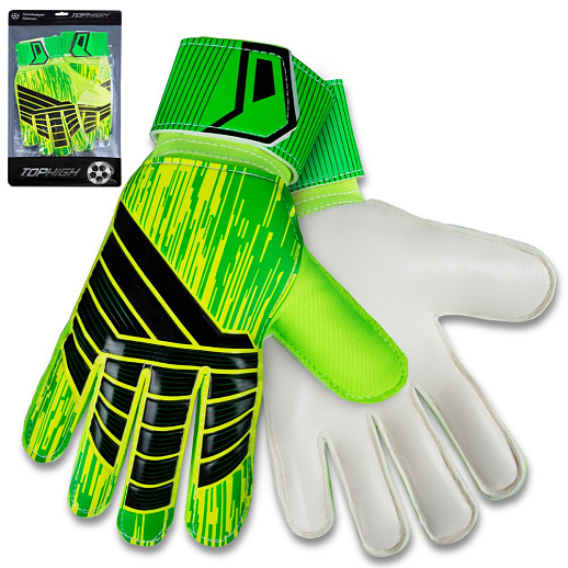 Вратарские перчатки с защитой пальцев, ладонь из вспененного латекса, в/п в Джамбо Тойз