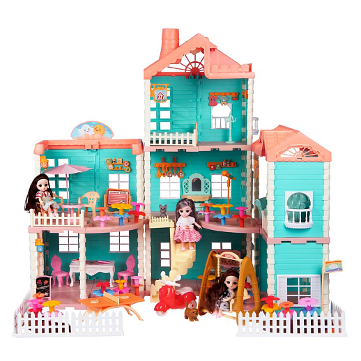 ТМ "Amore Bello" Дом для кукол со светом и паром, в/к 67*40*16 см в Джамбо Тойз #3