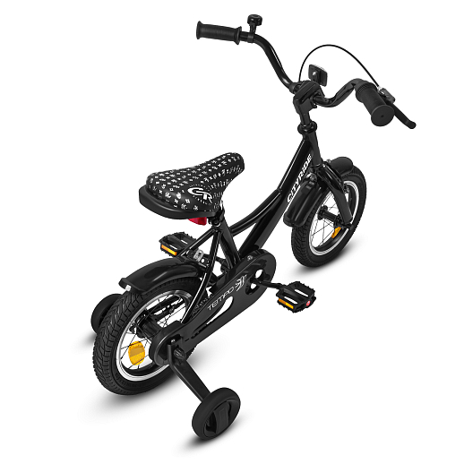 Велосипед двухколёсный CITYRIDE, модель CR-B2-04F7, рама сталь, колеса алюминий 12", цвет чёрный в Джамбо Тойз #3