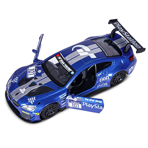 ТМ "Автопанорама" Машинка металлическая 1: 44 BMW M6, синий, откр. двери, инерция, в/к 17,5*12,5*6,5 см в Джамбо Тойз #10