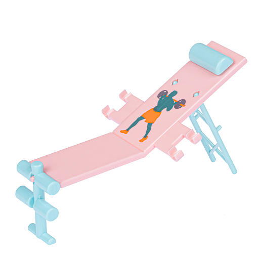 Кукла с гантелями и скамьей, в/к 23*6*31,5 см в Джамбо Тойз #10