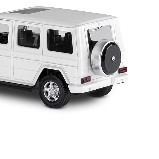 ТМ "Автопанорама" Машинка металлическая 1:42 Mercedes-Benz G350d, белый, откр. двери, инерция, в/к 17,5*12,5*6,5 см в Джамбо Тойз #15