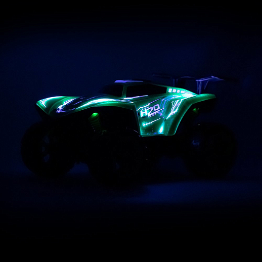 Р/У Краулер 4WD с функцией пара, подсветкой корпуса и пульта, М1:16, 2.4GHz, аккум. в компл., цвет зелёный, в/к 38*22*18,5 см в Джамбо Тойз #13
