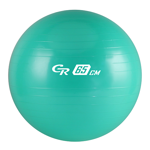 Мяч гимнастический, 65 см ТМ "CR", 800г,  мятный, в сумке в Джамбо Тойз