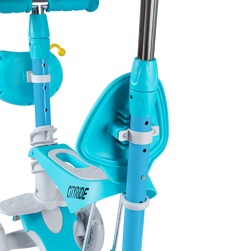 Трехколесный самокат-беговел CITYRIDE 3в1. в/к. Колеса PU 120/95, передние LED свет. Ручка - сталь,  в Джамбо Тойз #13