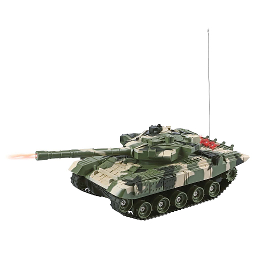 AUTODRIVE Р/У Танк, М1:32,ИК-бой,27MHz,повороты башни,гусеничн.ход,индик.жизни,цвет зелен.камуфляж,в/к 37,5*17,5*13см в Джамбо Тойз #3