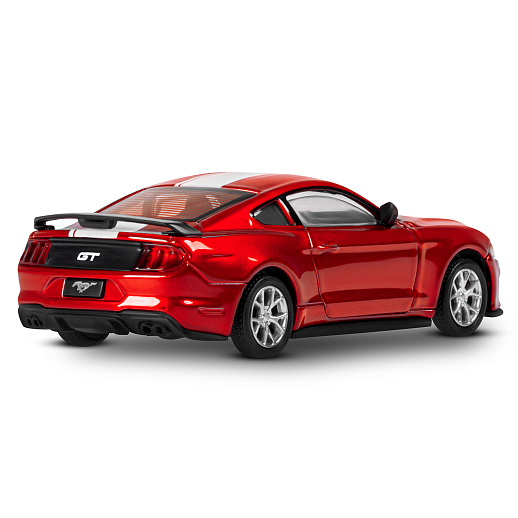 ТМ "Автопанорама" Машинка металлическая 1:43 Ford Mustang GT, красный, тюнинг, откр. двери, свободный ход колес, в/к 23,5*10*4 см в Джамбо Тойз #3