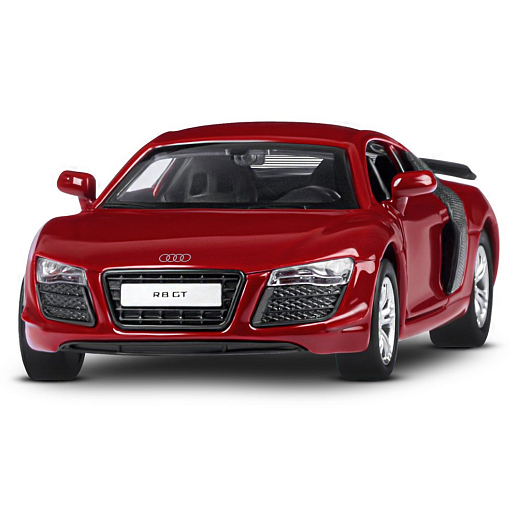 ТМ "Автопанорама" Машинка металлическая 1:43 Audi R8 GT, красный, откр. двери, инерция, в/к 16*7,5*5 см в Джамбо Тойз #12