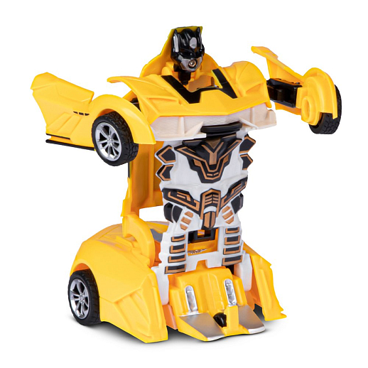 Машинка-робот, в/к, инерция, цвет желтый, в/к 13,8*4,2*6,6см в Джамбо Тойз #5