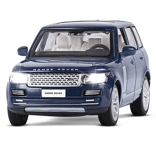 ТМ "Автопанорама" Машинка металлическая 1:34 2013 Range Rover, темно-синий перламутр, свет, звук, откр. двери, инерция, в/к 17,5*13,5*9 см в Джамбо Тойз #6