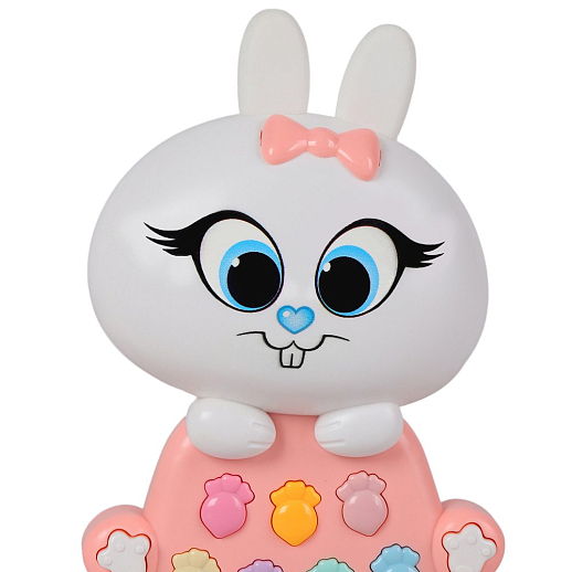 ТМ "Smart Baby" Развивающая игрушка "Зайчик", забавные фразы и стихотворение о зайчике, режим игры, мелодии Шаинского, потешки, в/к 19,5х13х4,5 см в Джамбо Тойз #4