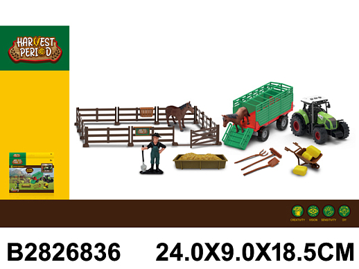 Игровой набор "Конюшня" на бат.,в/к 24х9х18,5 см в Джамбо Тойз #2