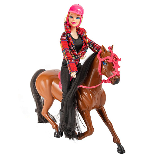 Набор "Кукла,  лошадь, аксесс.", в/к 33х11х36 см в Джамбо Тойз #14