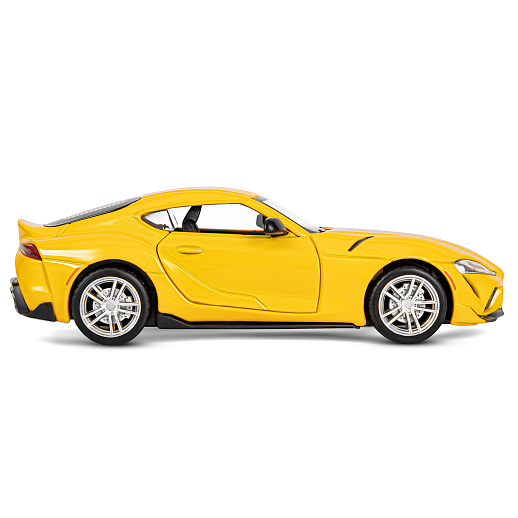 ТМ "Автопанорама" Машинка металлическая 1:31 Toyota Supra [US], желтый, откр. двери, свет, звук, инерция в/к 17,5*13,5*9 см в Джамбо Тойз #7