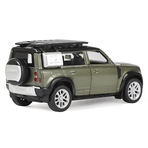 ТМ "Автопанорама" Машинка металл. 1:43 2020 Land Rover Defender 110, оливковый, инерция, откр. двери, в/к 17,5*12,5*6,5 см в Джамбо Тойз #8