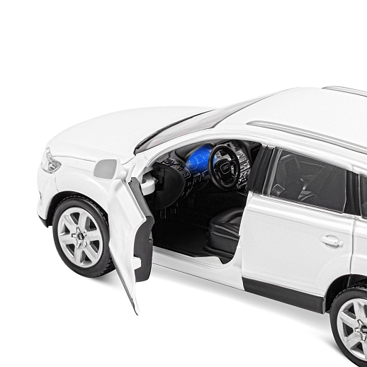 ТМ "Автопанорама" Машинка металлическая 1:24 Audi Q7, белый, откр. двери, капот и багажник, свет, звук, свободный ход колес, в/к 24,5*12,5*10,5 см в Джамбо Тойз #14