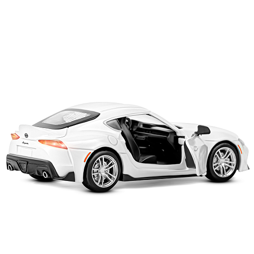 ТМ "Автопанорама" Машинка металл. 1:31 Toyota Supra [US], белый, откр. двери, свет, звук, инерция в/к 18*9*13,5 см в Джамбо Тойз #15