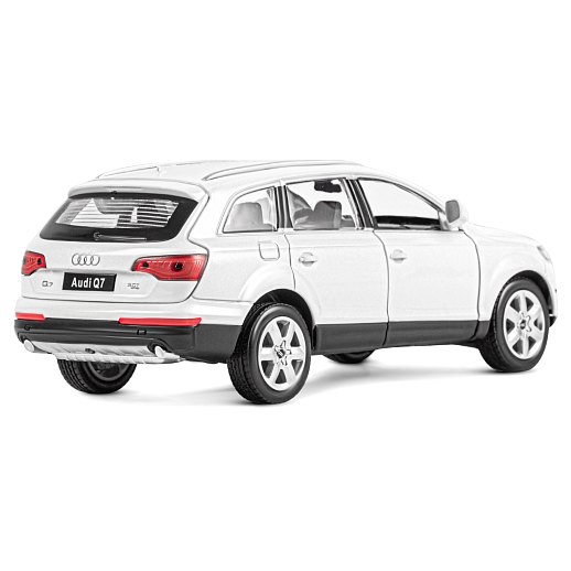 ТМ "Автопанорама" Машинка металлическая 1:24 Audi Q7, белый, откр. двери, капот и багажник, свет, звук, свободный ход колес, в/к 24,5*12,5*10,5 см в Джамбо Тойз #10