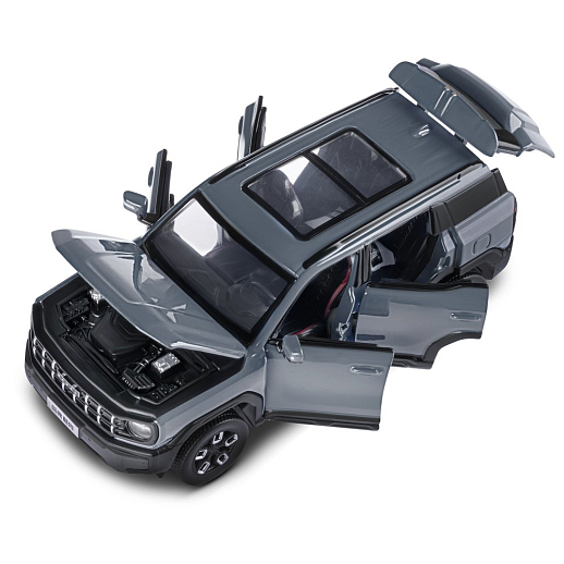 ТМ "Автопанорама" Машинка металлическая 1:32 Haval Kugou, серый, свет, звук, откр. двери, капот и дверка багажника, инерция, в/к 19*9*7 см в Джамбо Тойз #8